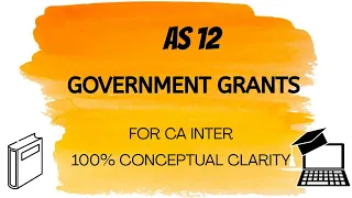 AS 12 in ENGLISH - Government Grants || CA Inter/IPCC || ACCOUNTS