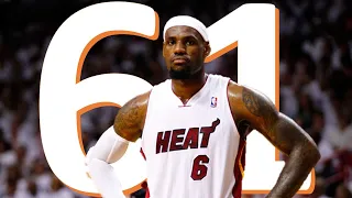 LeBron James 61 point full game highlight highest score Bobcats vs Heat #lebronjames #heat