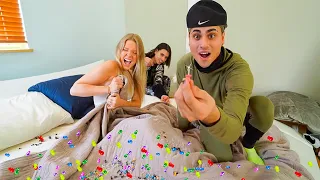 100,000 THUMBTACK PRANK ON GIRLFRIEND!