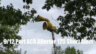 ACA Allertor 125 | Short Alert | Wausau, WI | 5/27/24