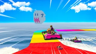 They Put A NEW Mario Kart Stunt Race in GTA 5 Online! GTA 5 Funny Moments | YGThe2ND