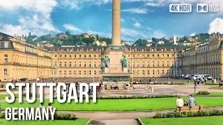 Stuttgart On A Beautiful Early Sunday Morning - 🇩🇪 Germany [4K HDR] Walking Tour