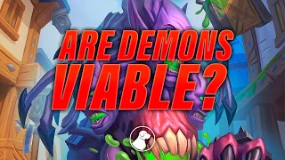 Are Demons Viable Anymore? | Dogdog Hearthstone Battlegrounds