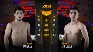 Алихан Мусаев vs. Равшан Еркебаев | Alikhan Musaev vs. Ravshan Erkebaev | ACA YE 25