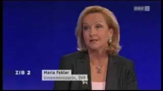 Maria Fekter OEVP zum Mord im Tempel