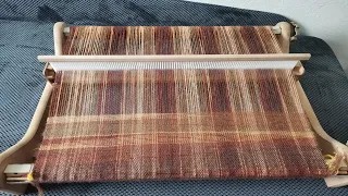 Ashford 24' (60cm) rigid heddle loom weaving scarf #1