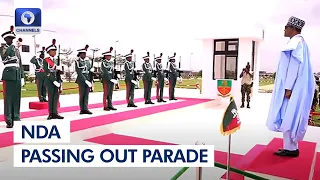 Buhari Attends NDA Passing Out Parade, Tasks Newly Commissioned Officers On Patriotism, Loyalty
