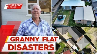 Furious customers left with half-built granny flats | A Current Affair