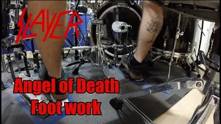 Slayer - Angel of Death Foot Work (drum cover)