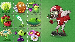 PvZ 2 1000 Plants vs Football Zombie All Star Level 100