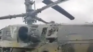 Russian KA-52 Alligator Shot Down By Ukraine