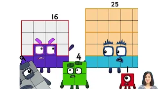 Numberblocks Band - Numberblocks - The Team One Million Beanoss Part 00