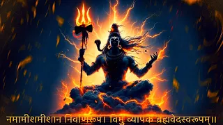 Rudrashtakam Namami Shamishan:  शिव रुद्राष्टकम नमामीशमीशान निर्वाणरूपं। #shiv