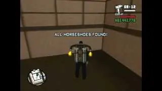GTA SA what happens after collecting all the horseshoes.