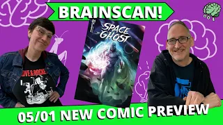 BrainScan 5/1 New Comic Preview Space Ghost Blood Hunt Blood Brothers Green Brain Comics