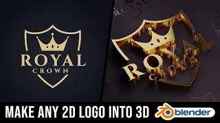 Tutorial: Make any 2D logo into 3D using Blender, Photoshop & Illustrator