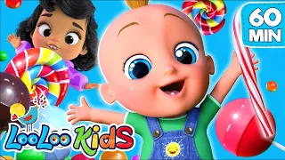 Lollipop & Other Favorite Kids Songs | 1-Hour Musical Compilation by LooLoo Kids