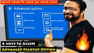 6 Ways to Access Advanced Startup Options in Windows 11, 10 or 8