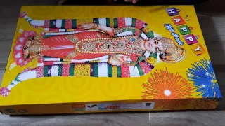 Crackers 🧨gift box unboxing 🥳/70 items 😮/low price 😀/just only 700 /Balaji crackers shopping 🛍