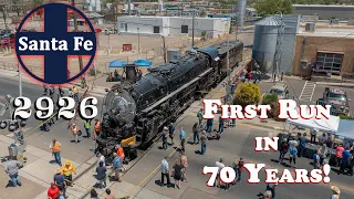 Santa Fe 2926: First Steps in 70 Years!