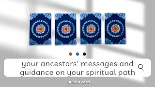 Your Ancestors' Messages And Guidance On Your Spiritual Path⎪Pick A Card🔮