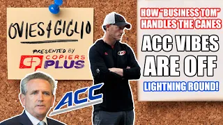 How "Business Tom Dundon" handles Canes | ACC vibes are off following meetings | OG196