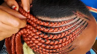 HOW TO: THE EASIEST METHOD FOR PENCIL / CORNROWS BEGINNERS DON'T MISS