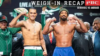 David Benavidez vs. Demetrius Andrade Weigh-in Recap