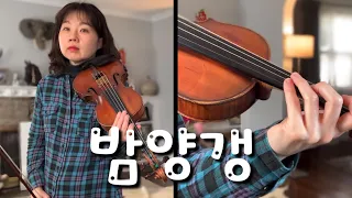 비비 (BIBI) - 밤양갱 (Bam Yang Gang), 바이올린 커버 (violin cover)