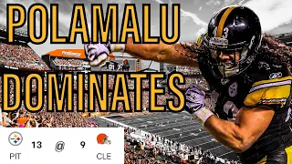 Troy Polamalu DOMINATED the Browns in This BRUTAL 2011 Matchup!