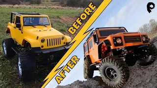 Useless Toy RC Car to [EPIC] Crawler! HG P405 gets a makeover!