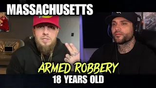 FIRST DAY IN JAIL for ARMED ROBBERY (MASSACHUSETTS)