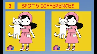 SPOT THE DIFFERENCE |  CARTOON | JAPANESE PUZZLE | 100 SECOND PUZZLE | #139