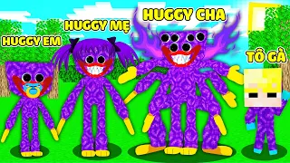 TÔ GÀ EM BÉ ĐƯỢC GIA ĐÌNH HUGGY WUGGY ĐỊA NGỤC NHẬN NUÔI TRONG MINECRAFT*TÔ GÀ VÀ HUGGY WUGGY NETHER