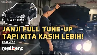 JANJI FULL TUNE-UP MERCEDES BENZ W211 E240 MRI TAPI KITA KASIH LEBIH! (REALVLOG)