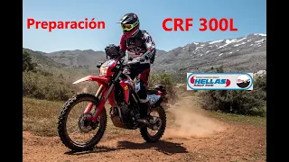 Preparación CRF 300L para competir un Rally - Hellas Rally 2022