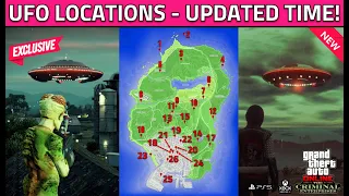 GTA 5 Online All UFO Locations 2022 With Map! Rewards & Unlocks! Daily UFO Event Spawn Time Location
