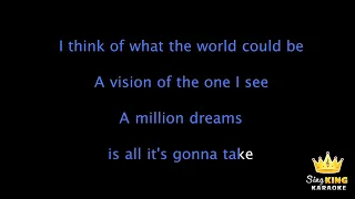 A Million Dreams (Karaoke) - A Flat Major