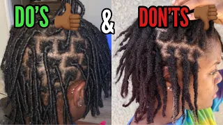 Starter Loc DO'S and DON’TS | How to Get Your Hair To Loc FASTER | Comb Coils on Type 4 Hair |