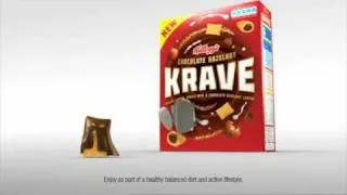 Krave: A new breed of cereal is unleashed. Caped Crusader TV Ad.