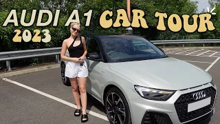 CAR TOUR || Audi A1 Black Edition 2023 dew silver