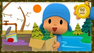 🌏 POCOYO & NINA - Let's Take Care of The Earth [90 min] ANIMATED CARTOON for Children |FULL episodes