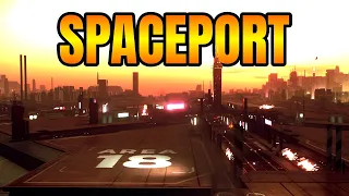 Star Citizen: Area 18 Landing Zone How To Find Spaceport at ArcCorp