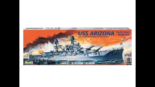 Revell 1/426 USS Arizona end of build review and reveal