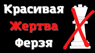 Красивая жертва Ферзя | Отказанный ферзевый гамбит за черных