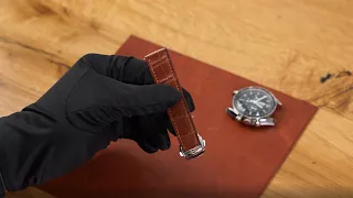 How to change a watch strap with Omega Deployant Clasp - Genteel Handmade