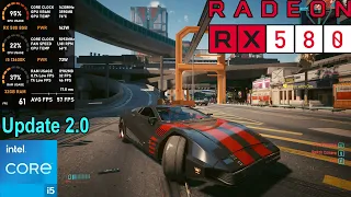 RX 580 8GB | Cyberpunk 2077 Update 2.0 - 1080p Low, Medium, High, Ultra & FSR 2.1 All Settings