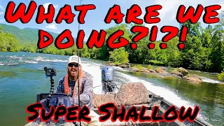 Running Rapids And Catching Fish - Ultra Shallow Jet Boat River Fishing!