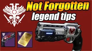 Tips And Guide to Getting Not Forgotten | Destiny 2 Shadowkeeep