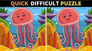 【Spot the difference】Difficult🚨 Only genius can find 3 differences | Japanese Puzzle